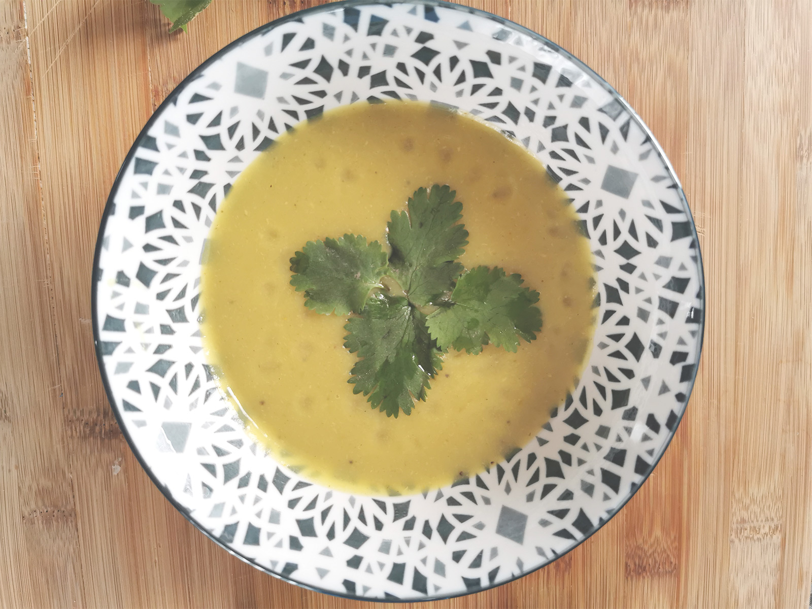 Soupe de bananes plantain au cari
